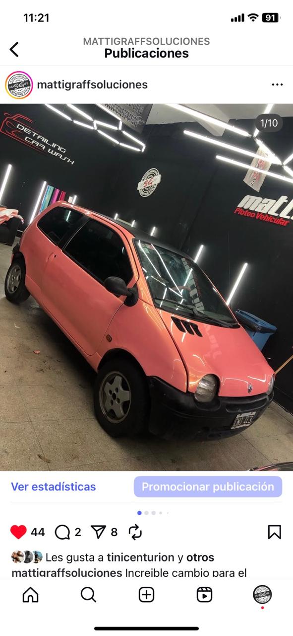 Ploteo de ópticas y detalles vehiculares